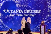Image of Director Jean Joins the Oceania Vista Christening