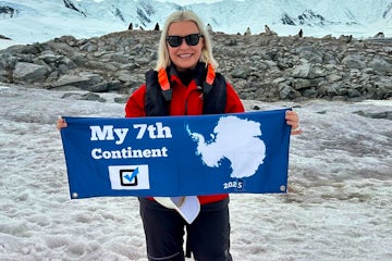 Jean ventures to Antarctica on Viking Polaris