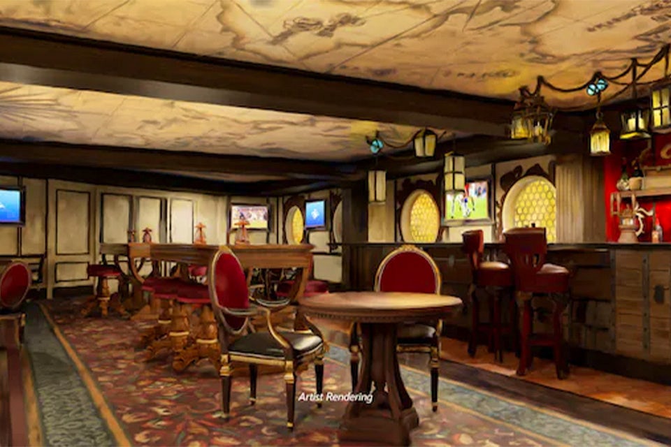 Bar on the Disney Destiny