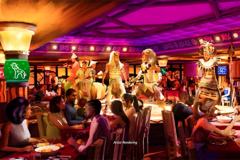 Dining on the Disney Destiny