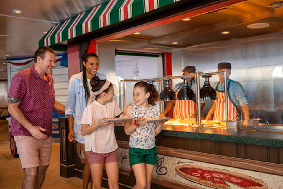 Dining on the Disney Destiny