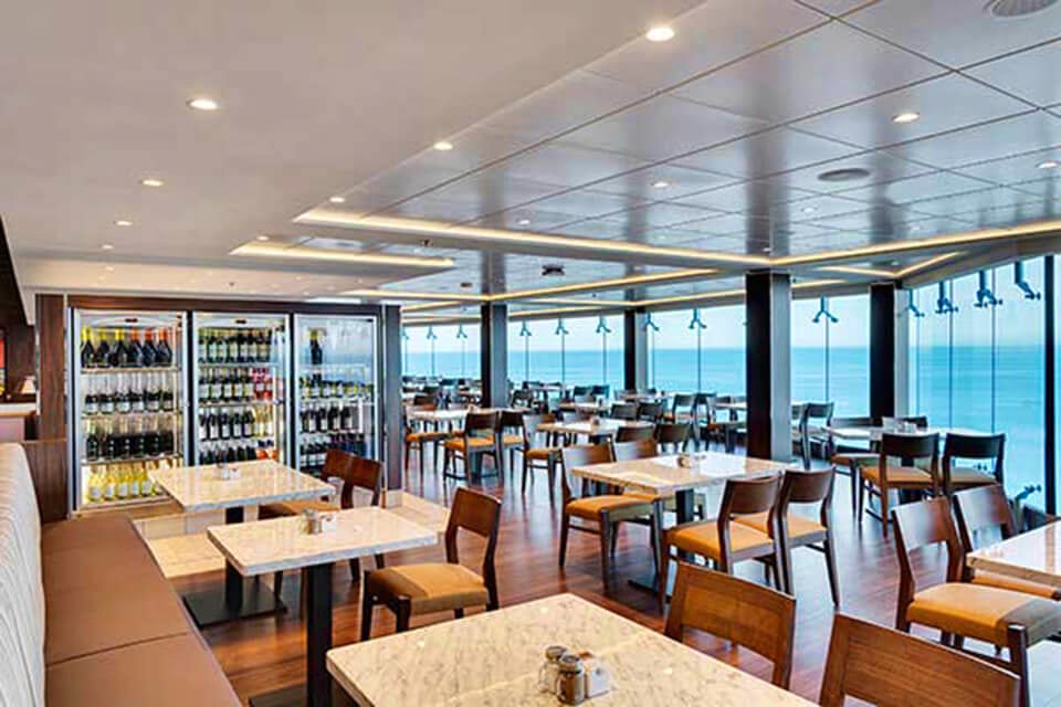 Dining on the MSC Seaview