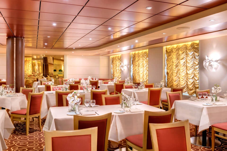 Dining on the MSC Sinfonia