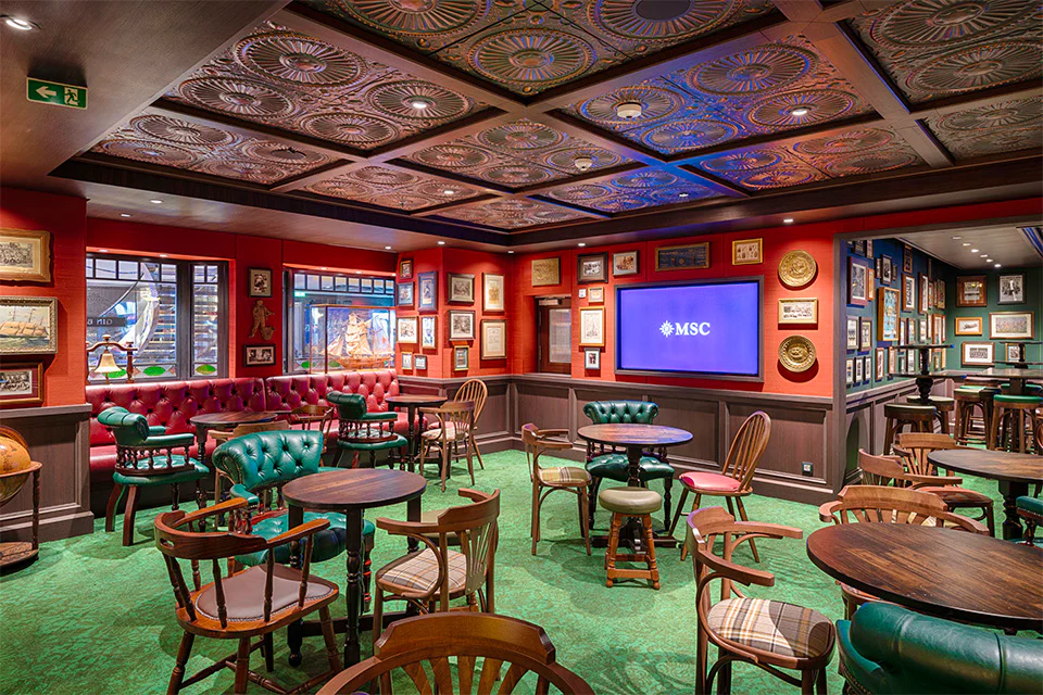 Bar on the MSC World Atlantic