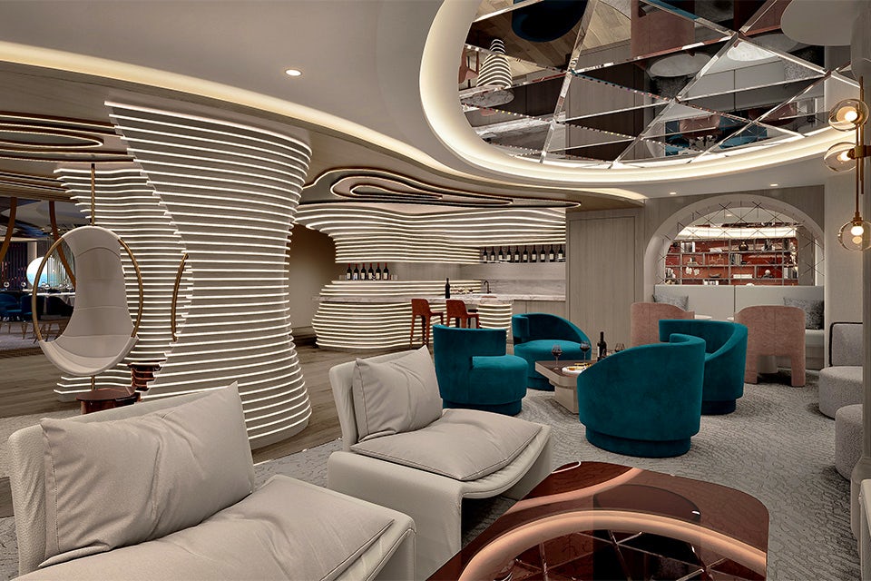 Bar on the Norwegian Luna