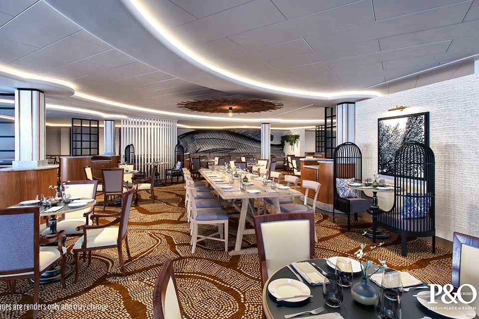 pacific encounter cruise ship restaurant