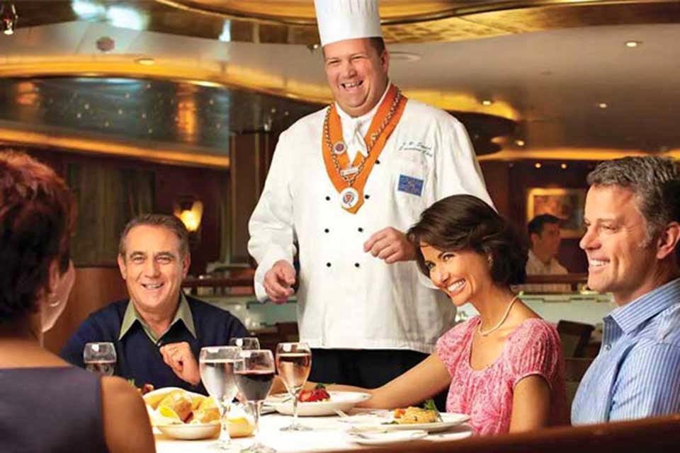 Dining on the Island Princess