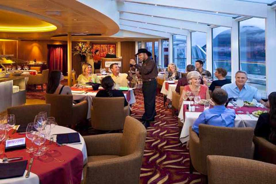Dining on the Radiance of the Seas