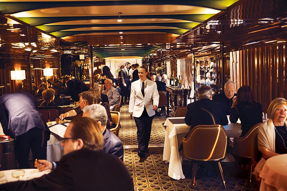 Dining on the Seabourn Ovation