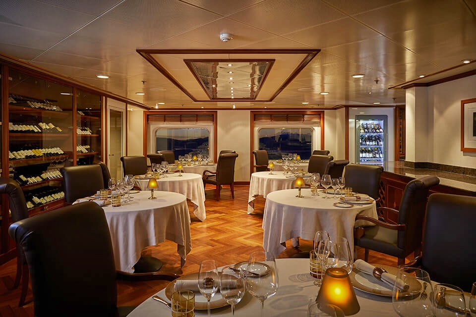 Dining on the Silver Shadow