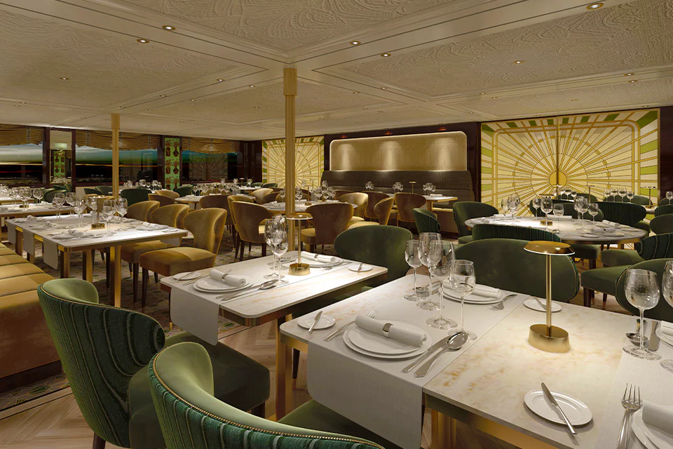 Dining on the S.S. Emilie