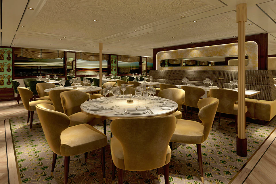 Dining on the S.S. Emilie