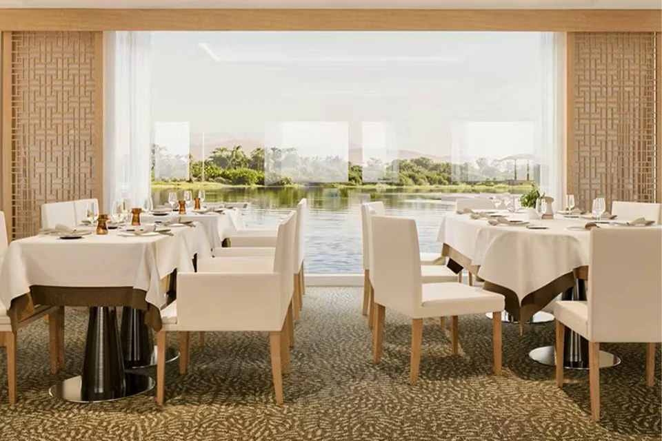 Dining on the Viking Brahmaputra